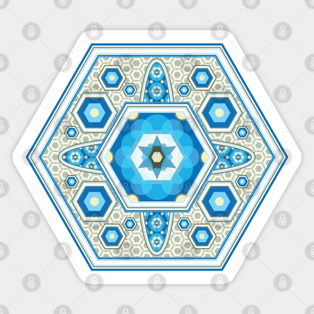 Hexagon Sticker by Kat C.